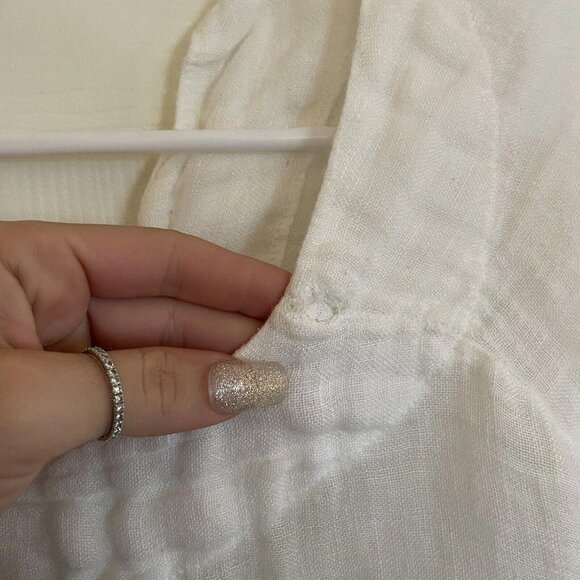 Women’s‎ Michael stars white linen top dress size medium m - Picture 10 of 13